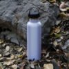 24 fl oz Purple Insulated Stainless Steel Water Bottle, Twist Cap - Image 2